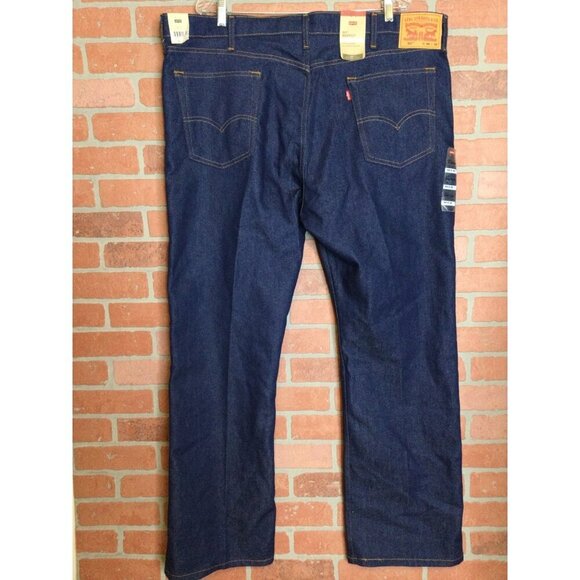 NWT Levi's Men's Denim 517 Bootcut Jeans Pockets Dark Wash Blue Size 44 X 32 - Picture 3 of 8